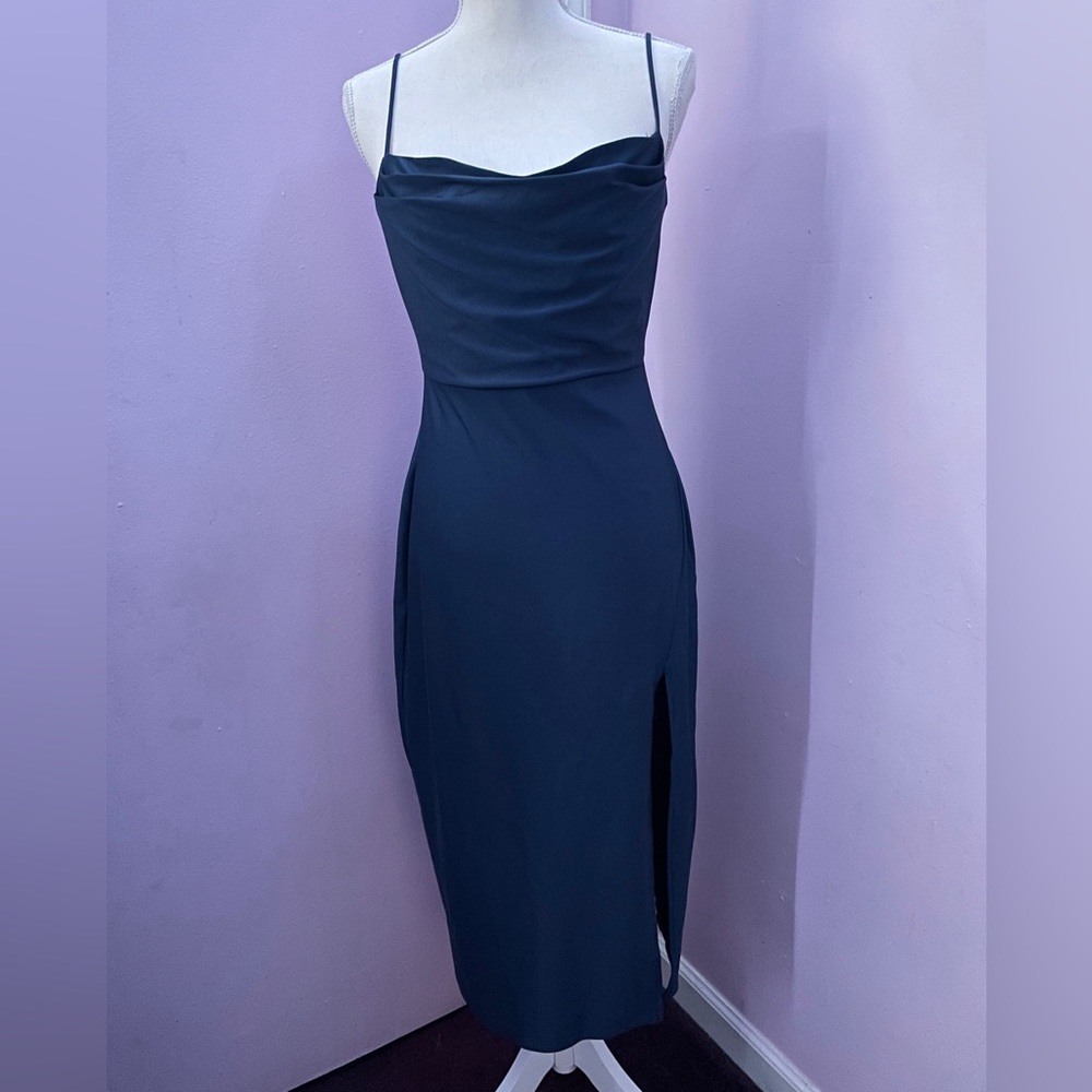 super cute satin homecoming dress